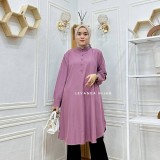 Tania-006 Tania Tunik Kancing Bahan Shakila